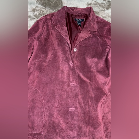 Dialogue Suede Jacket - Size 1X - Picture 5 of 5